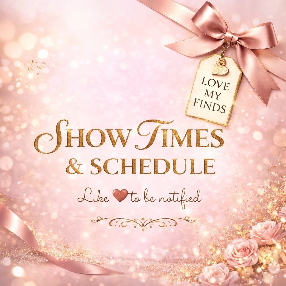 Live show schedule:
4-8-26 6:45 pm EST  woman’s XS To XL Spring wear.